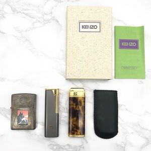 FN14382P【まとめ売り!!】ZIPPO ジッポ KENZO mila schon ライター ガスライター オイルライター 喫煙具 喫煙グッズ 3点セット