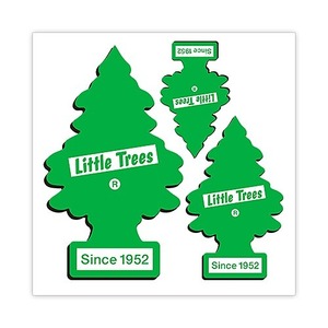 送料150円　リトルツリー ステッカー グリーン シンボル 3pc セット　LittleTrees