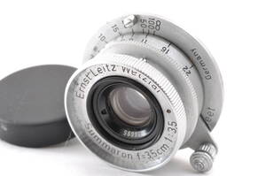 [カKZK12]Ernst Leitz Wetzlar ズマロン Summaron 3.5cm 35mm f/3.5 広角単焦点レンズ L39マウント