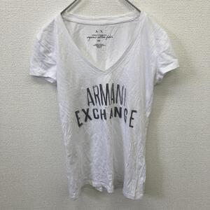 ARMANI EXCHANGE(XS)ロゴTシャツ＊ロゴ＊Vネック＊半袖