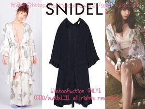 新品タグ付 snidel 定価￥16,200 スナイデル フラワーフレアガウン NVY 校閲ガール 石原さとみ着用 長澤まさみ着用 雑誌掲載 sweet ar 即決