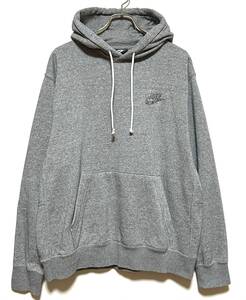 【美品】NIKE NSW Sustainable P/O Hoodie（XL）杢灰 ナイキ サステナブル プルオーバー フーディー スウェット パーカー