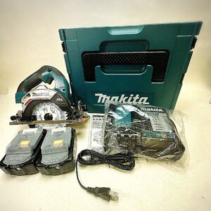 【未使用品/CH】Makita マキタ 125mm 充電式マルノコ HS474DRGX 18V/6.0Ahバッテリ2個+充電器付フルセット品　IM1214/037