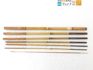 銘無し たなご タナゴ竿 7本継 仕舞い約24.4cm 4.4尺 ※