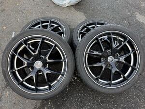 Advanti RACING アルミホイール ヴィゴロッソ 18×8.5J 5H PCD120 +34 ブラック Gloss Black Machining 