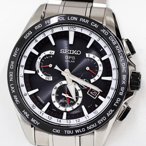 美品！SEIKO セイコー ASTRON アストロン SBXB051 8X53-0AD0-2 8Xシリーズ デュアルタイム GPSソーラー メンズ　定価183,600円