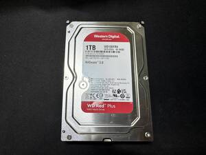 【動作確認済み】Western Digital WD Red Plus　NASハードディスク 3.5インチ 1TB（WD10EFRX/中古品/送料込み/G3）