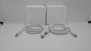 ●Apple 純正 87W USB Type-C Power Adapter A1719 MacBook ACアダプター【動作OK】 