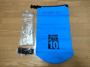 未使用 2way 防水バッグ 10L ドライバッグ 防水ケース 防水ポーチ アウトドア ウィンタースポーツ ショルダー スイミング スキューバ