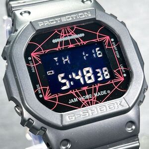 新品 CASIO カシオ G-SHOCK ジーショック JAM HOME MADE 25th ANNIVERSARY DW-5600VT 腕時計 クオーツ デジタル 多機能 ブラック レッド