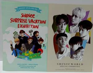 ＊即決【公式】SHINee★EXHIBITION チラシ 2種★オニュ　テミン　ジョンヒョン　ミノ　キー　フライヤー　SM SUM COEX　韓国　