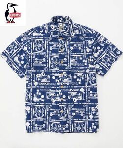 CHUMS Chumloha Shirt Navy チャムス チャムロハ アロハ シャツ（メンズ）ネイビー／紺 CH02-1033／M