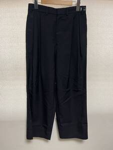 jieda ジエダ　WOOL　BELT　SLACKS　ウール　スラックス　パンツ　ボトム　ブラック　サイズ1