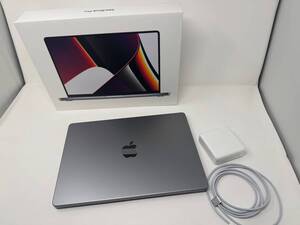 Apple MacBook Pro 14インチ M1Max/10コアCPU、24コアGPU、16コアNeural Engine/32G/512G(SSD) - スペースグレイ