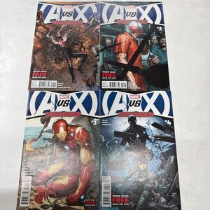 a0917-4.洋書 avengers vs X-MEN consequences 1〜4 アメコミ まとめ マーベル marvel comics magazine 趣味 SF American collector