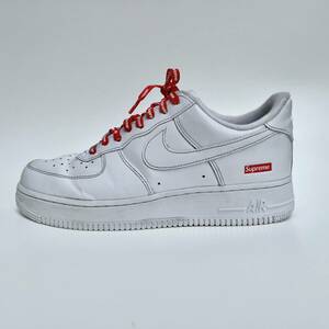 NIKE ナイキ × Supreme シュプリーム US8 26cm AIR FORCE 1 LOW エアフォース1 ロー ローカット スニーカー ホワイト CU9225-100