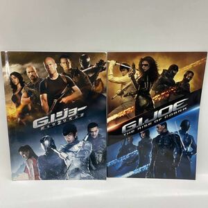 G.I.ジョー　映画パンフレット　2冊　G.I.JOE　バックリ2ベンジ　ドウェイン・ジョンソン　ブルース・ウィリス　イ・ビョンホン