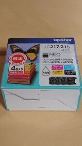 ★送料無料：ブラザー（brother） 純正インク LC217/215-4PK （大容量タイプ・お徳用4色入パック）