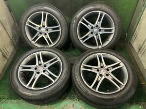 ベンツ　Sクラス　W222　ピレリ　CINTURATO P7　MOE　245/50R18　純正アルミホイール付きセット　4本　5H/8J　ET41/112　ランフラット深溝