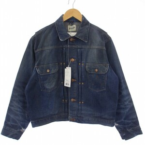 未使用品 ラングラー WRANGLER Roddy Felix Gジャン ジージャン デニムジャケット USED加工 S インディゴ WU0111 /BM メンズ