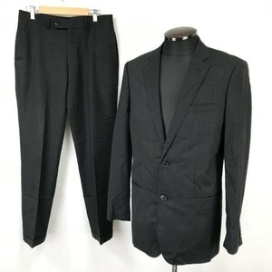 マジマジ /MAJI MAJI★背抜き/セットアップ/春夏シングルスーツ【メンズ上下Y6/黒ストライプ/black】Jackets/Set up◇cBH679