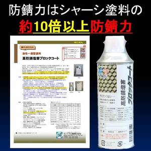 つや消しライトグレー シャーシ塗装剤 約10倍以上の 防錆力 6本入 錆止め塗料 錆の上から塗れる 油性 420ml NS-3111SP 塗料 塩害 サビ止め