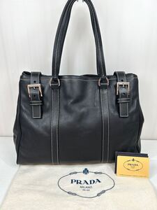 プラダ PRADA トートバッグ ブラック ヴィッテロダイノレザー　BR2506 ハンドバッグ 黒　A4 ビジネス