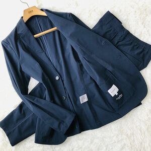 タケオキクチ　TAKEO KIKUCHI　THE SHOP TK 　スーツ　セットアップ　テーラードジャケット　ネイビー　L/M 　ストレッチ　春夏　17