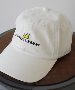 新品 【JEAN-MICHEL BASQUIAT / ジャン-ミシェル バスキア 】Low CAP ローキャップ アイボリー BQ-BQ2305