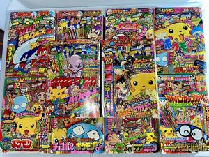 月刊コロコロコミック 1998年 6,7,8,9,10,12/1999年1,3,5,7月号 10冊セット ステッカー付き ポケモンカード ポケカ 初期 ビーダマン 平成10