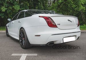 ジャガー XJ R 後期 x351 リア サイド スプリッター スパッツ /リア バンパー スポイラー アンダー ディフューザー フラップ