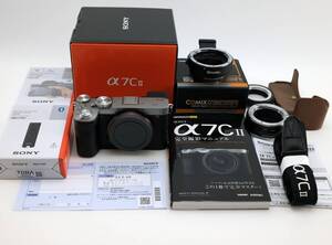 ＜美品＞SONYα7C II ILCE-7CM2★S数1518回★保証残約５か月★おまけ：各種マウントアダプタ、ワイヤレスリモートコマンダー他