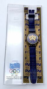 0l1k41W034 【美品】Swatch REMEMBER SARAJEVO 近代オリンピック100周年記念モデル ケース付き 1894-1994 メンズ腕時計