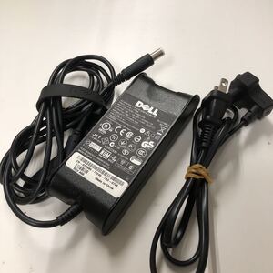 DELL ノートパソコン用 ACアダプター FA65NS0-00 AC100~240 DC19.5V Φ7.3mm中古良品