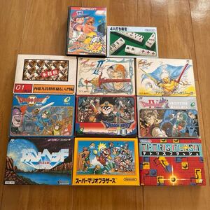 コレクター引退　ファミコンまとめ売り１１本セット　スーパーマリオ　ドラクエⅡ・Ⅲ・Ⅳ　ファイナルファンタジーⅡ・Ⅲ 他　1円スタート