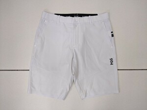 11．PGG TSI GROOVE SPORTS ストレッチ入り ゴルフパンツ ハーフパンツ ショートパンツ 短パン サイズ6 白黒 x103