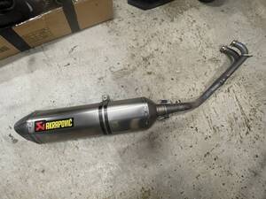 T-MAX530 T-MAX AKRAPOVIC RACINGチタンサイレンサー　エキゾーストマフラー　SJ12J T-MAX500 SJ08J 中古品