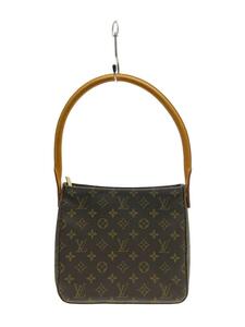 LOUIS VUITTON◆ルーピングMM_モノグラム・キャンバス_BRW/PVC/BRW