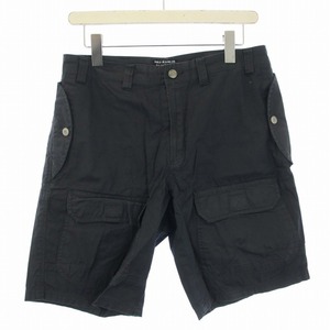 ポロジーンズ ラルフローレン POLO JEANS ハーフパンツ ショートパンツ ジップフライ 6 L 黒 ブラック /TK レディース