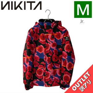 【OUTLET】 NIKITA GIRLS HAWTHORNE JACKET PRINT PANSY Mサイズ キッズ スノーボード スキー ウェア アウトレット