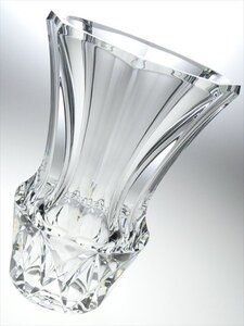 n78 Baccarat バカラ クリスタル 希少シリーズ カット 大型 ベース 花瓶 飾壷 27.3cm 6.5kg