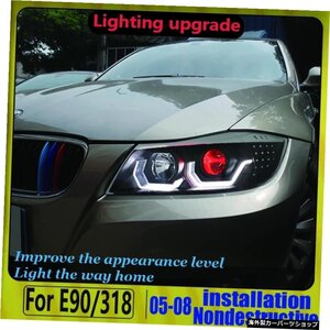 BMW FOR BMW E90 320i 323i 325 330 335 2006-2012 LEDヘッドライトLEDヘッドライト devil eye headlight for BMW FOR BMW E90 320i 323i