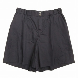 未使用品 21SS ジョンリンクス jonnlynx cotton short pants コットン ショート ハーフ パンツ ワイド ショーツ キュロット ゴムウエスト