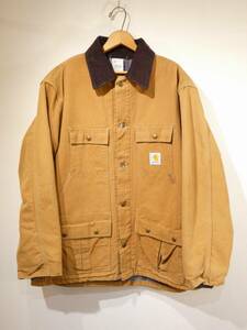 レア モデル USA製 80s ビンテージ Carhartt カーハート ゲームポケット 付き ダック ハンティング ジャケット XL Super Dux 60s 70s 90s