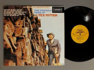 ●英LP TEX RITTER/FRIENDLY VOICE OF TEX RITTER○