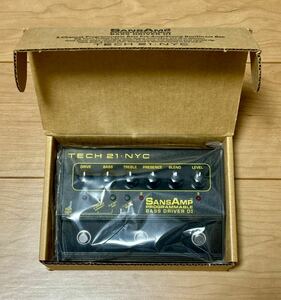 新品 即決 国内正規品 SANSAMP PROGRAMMABLE BASS DRIVER DI サンズアンプ TECH21