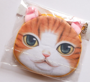 新品 ★ ねこ ★ ポーチ ★ コインケース ★ ベージュ ★ 小物入れ ★ ねこ雑貨 ★ ねこ好きさんに