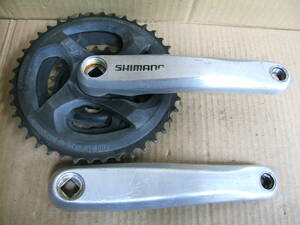 中古 一体型クランクセット 170mm-42-34-24T SHIMANO FC-M131 　722