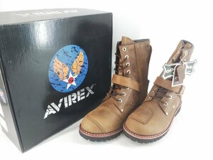 AVIREX バイカー ブーツ ヤマト BIKER BOOTS AV2100 YAMATO ヤマト 26.5cm CRAZY HORSE