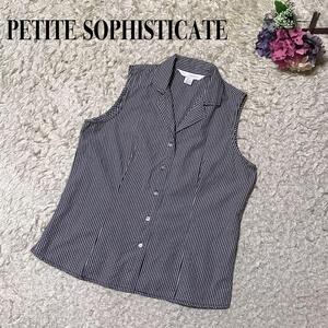 【美品】PETITE SOPHISTICATE ノースリーブシャツ　 E1370